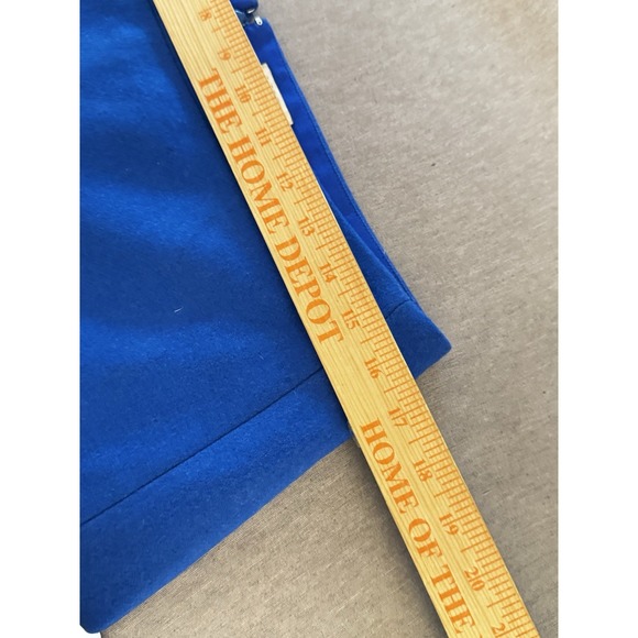 J. Crew Skirt Women's Sz 8 Blue Short A-Line Slit‎ Lined Workwear Career - Picture 10 of 11